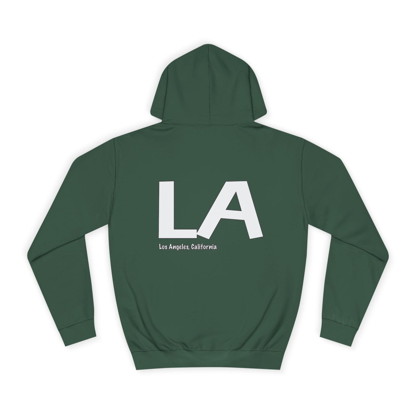 LA , California Unisex College Hoodie, Casual Comfortable Pullover