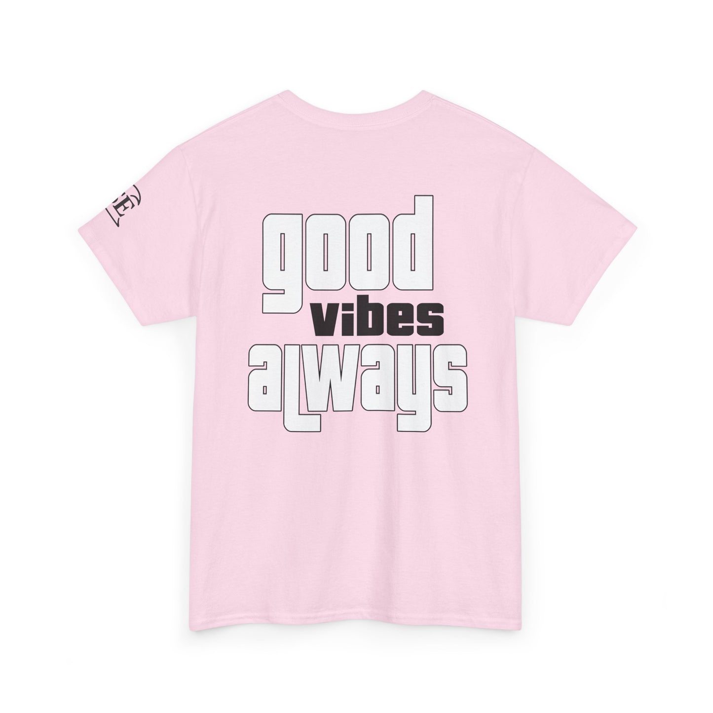 Good Vibes Unisex Heavy Cotton Tee, Casual T-Shirt, Graphic Tee