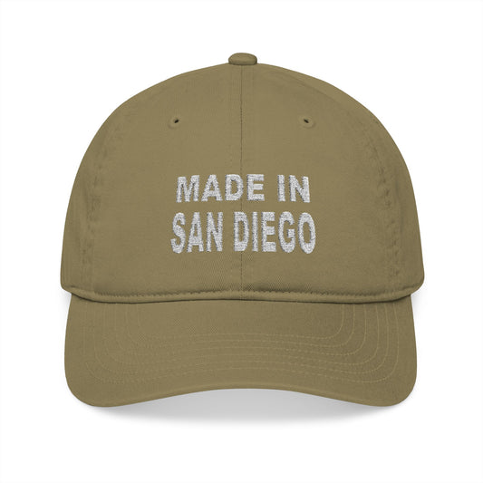 Made in San Diego Organic Baseball Cap