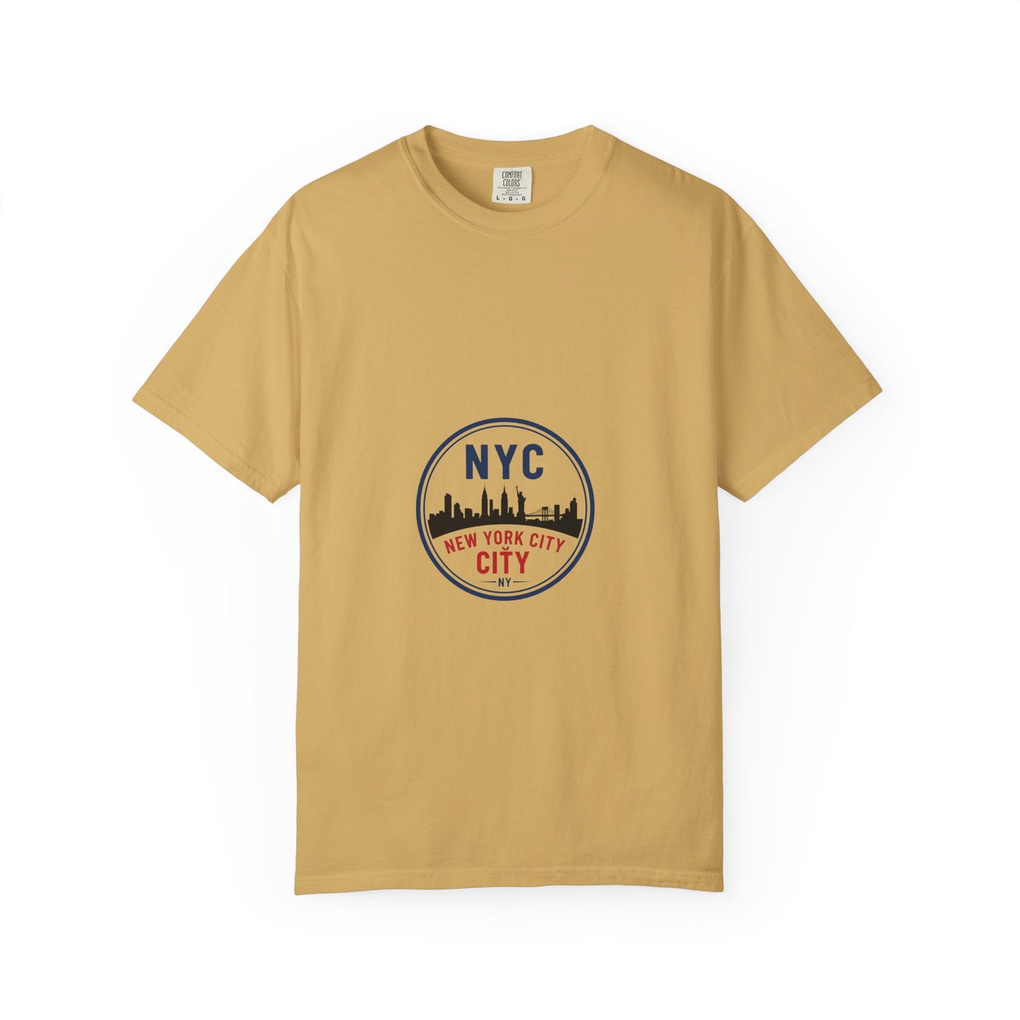 NYC Garment-Dyed T-Shirt - Urban Fashion and Travel Souvenir
