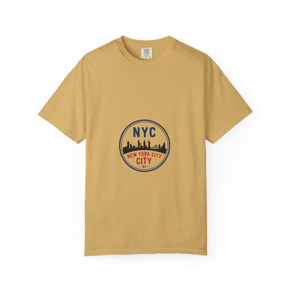 NYC Garment-Dyed T-Shirt - Urban Fashion and Travel Souvenir
