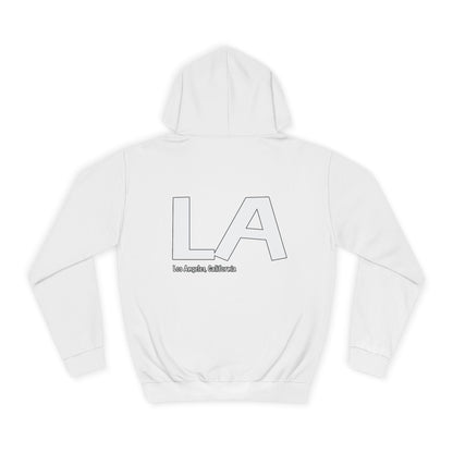 LA , California Unisex College Hoodie, Casual Comfortable Pullover
