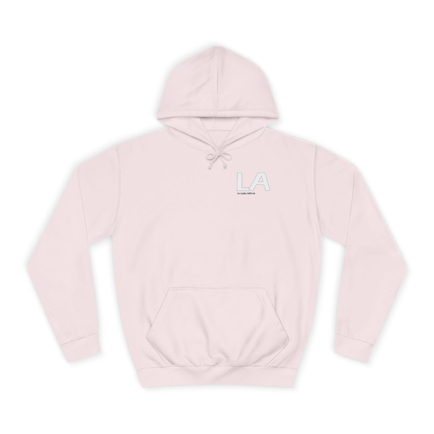 LA , California Unisex College Hoodie, Casual Comfortable Pullover
