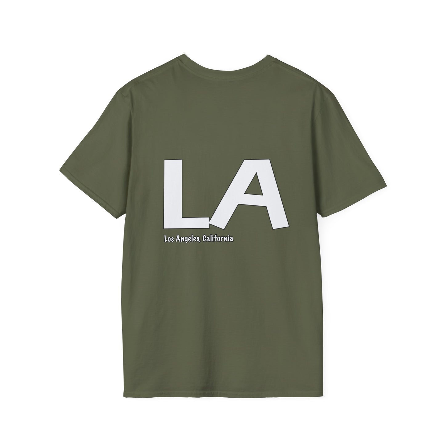 LA California Graphic Softstyle T-Shirt - Casual Streetwear, Urban Apparel