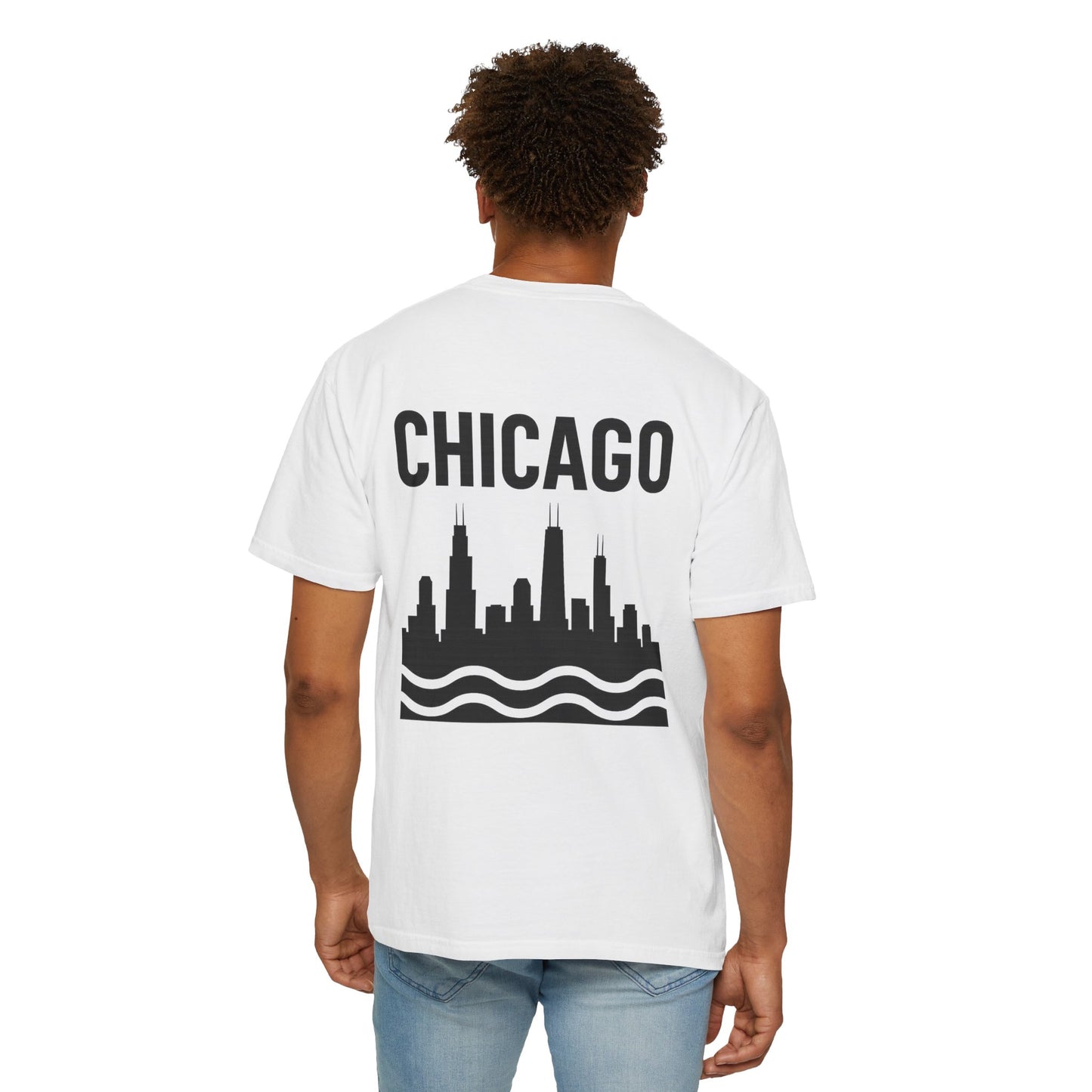 Chicago Skyline Unisex T-Shirt | Casual Citywear, Gift for Chicago Lovers, Travel Souvenir