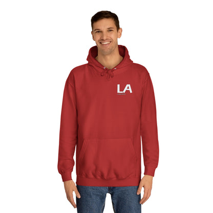 LA , California Unisex College Hoodie, Casual Comfortable Pullover