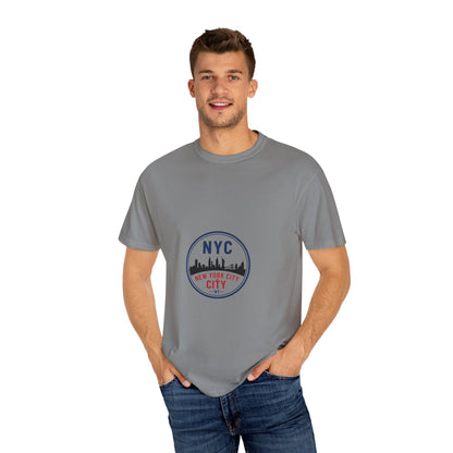 NYC Garment-Dyed T-Shirt - Urban Fashion and Travel Souvenir