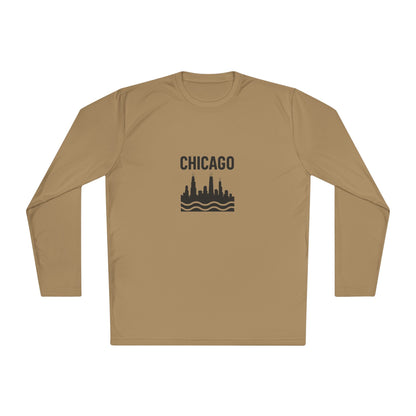Chicago Skyline Long Sleeve Tee - Urban Style Souvenir Gift