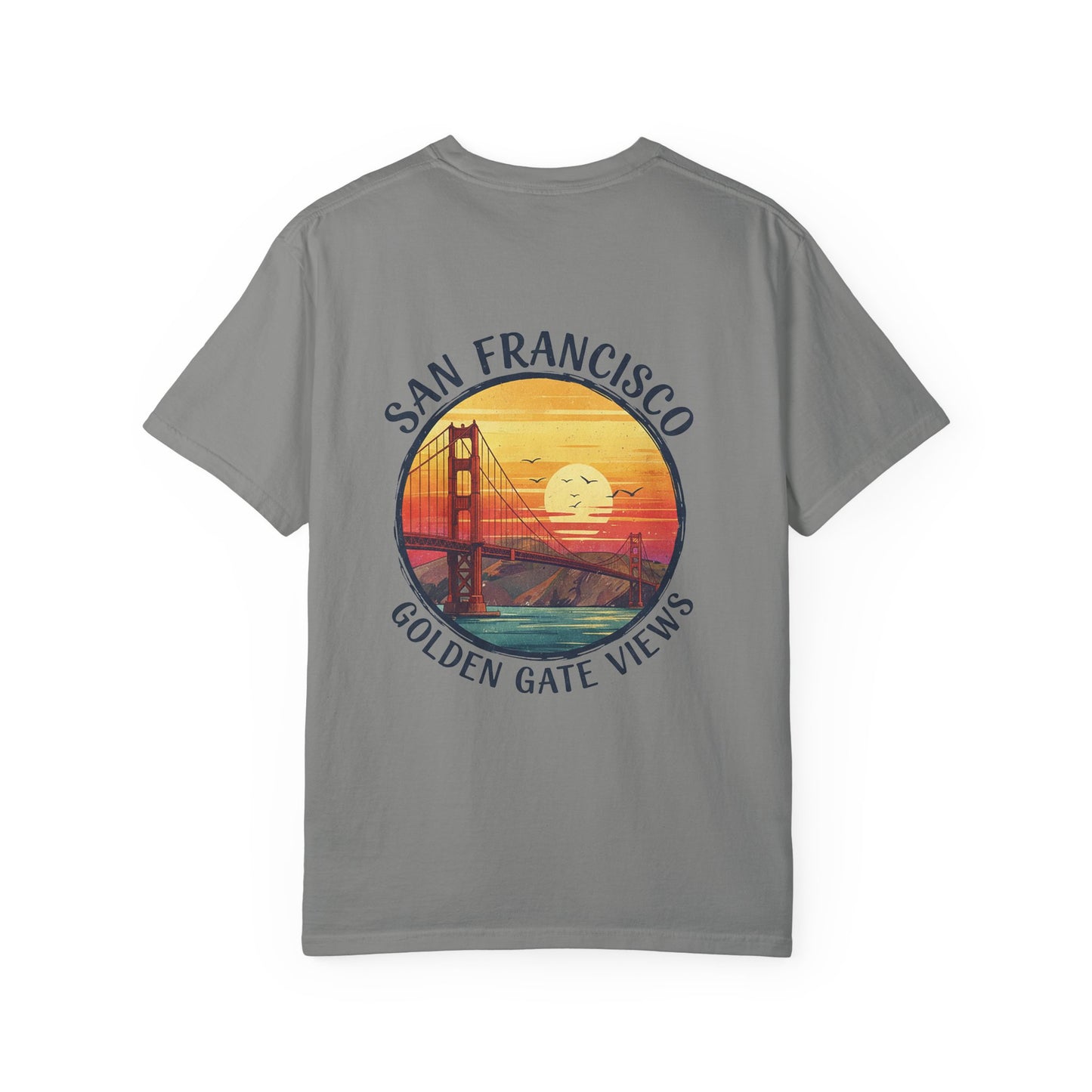Golden Gate Views Unisex T-Shirt - Casual Summer Tee, San Francisco Souvenir, Travel Gift