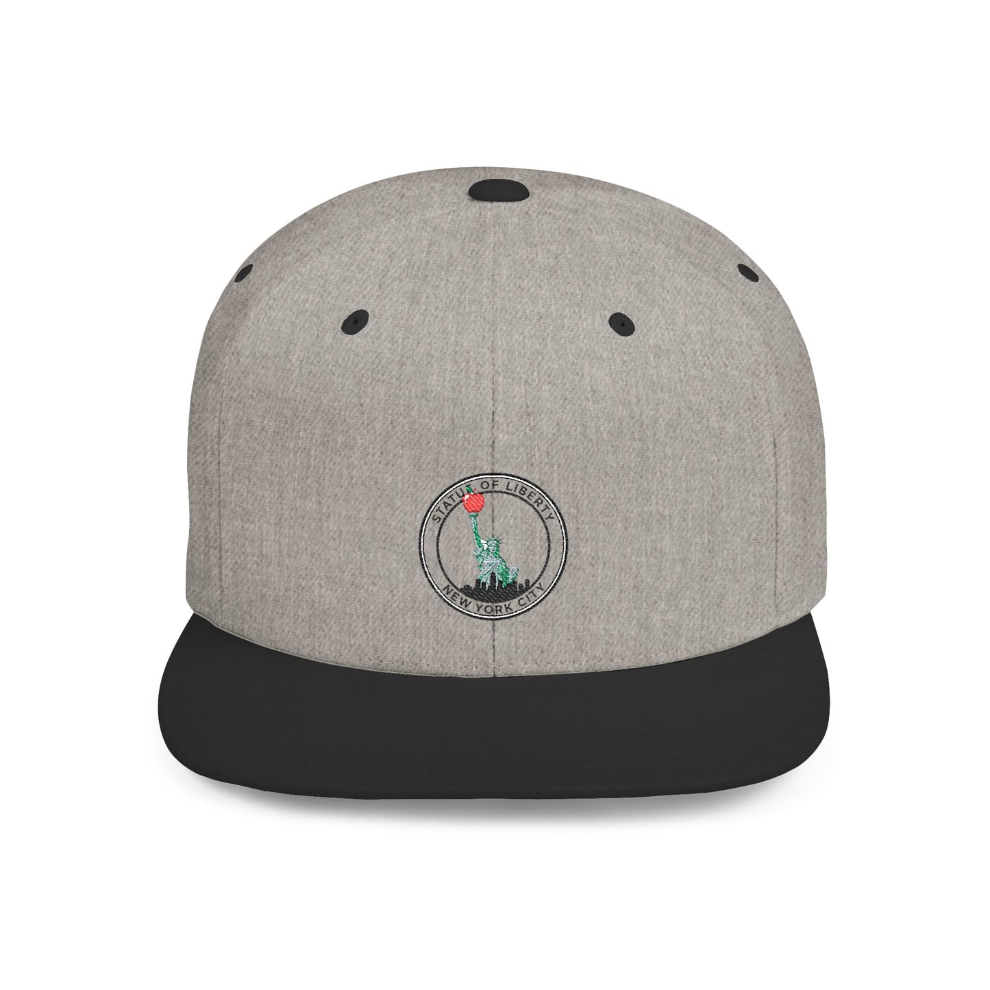 New York Statue of Liberty Apple Snapback Hat, Trendy Streetwear Cap, Gift for NYC Lovers