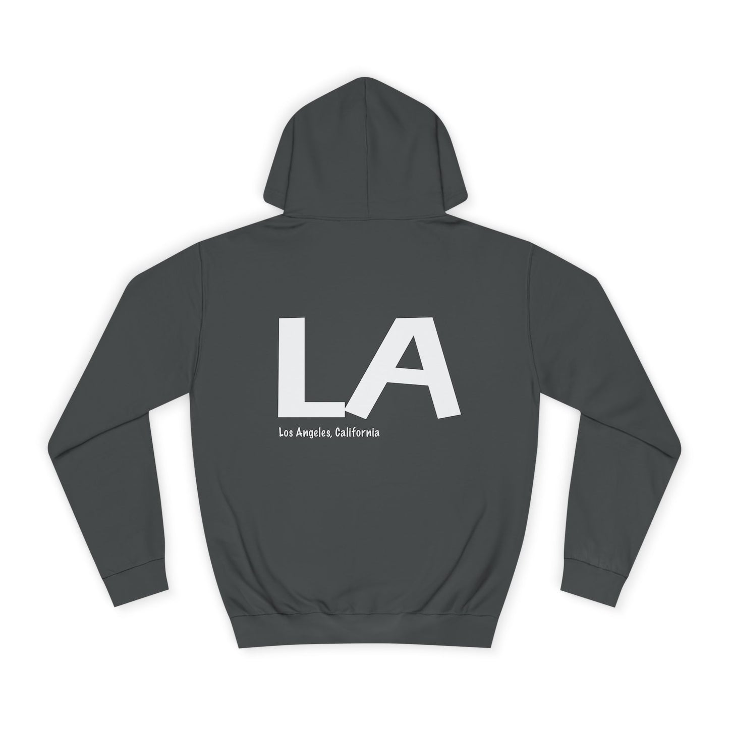 LA , California Unisex College Hoodie, Casual Comfortable Pullover