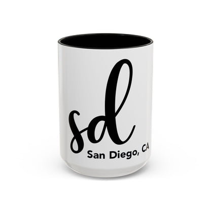 sd San Diego CA mug