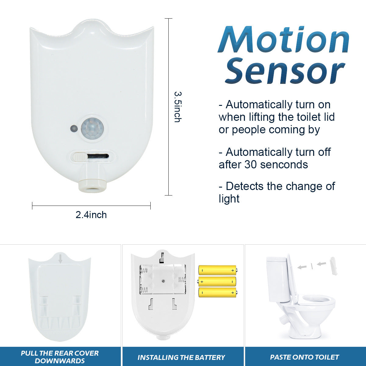 Projection Induction Toilet Light