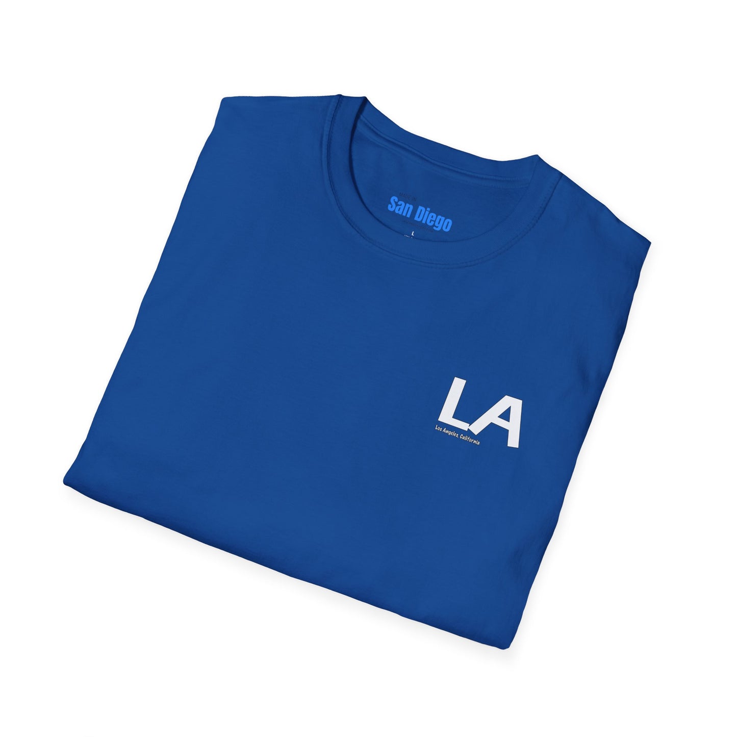 LA California Graphic Softstyle T-Shirt - Casual Streetwear, Urban Apparel