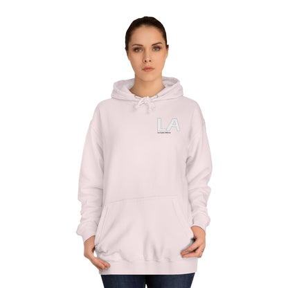 LA , California Unisex College Hoodie, Casual Comfortable Pullover