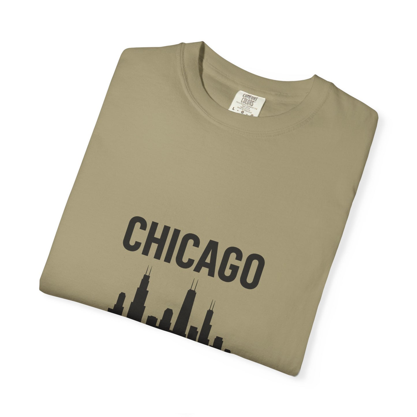 Chicago Skyline Unisex T-Shirt | Casual Citywear, Gift for Chicago Lovers, Travel Souvenir
