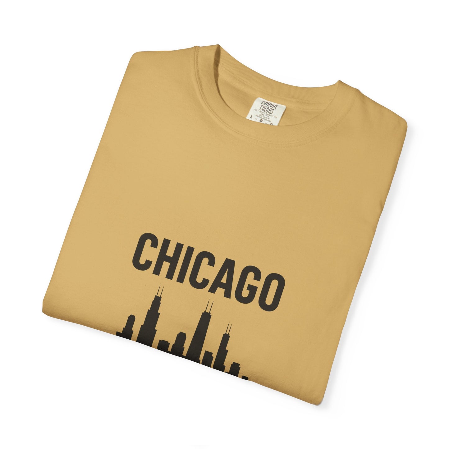 Chicago Skyline Unisex T-Shirt | Casual Citywear, Gift for Chicago Lovers, Travel Souvenir
