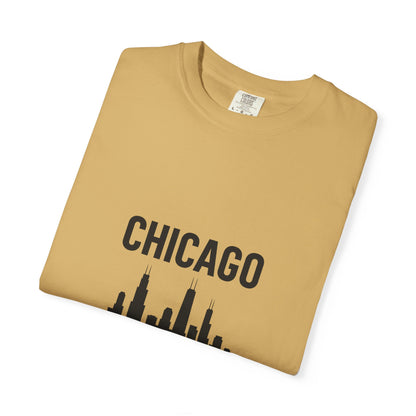Chicago Skyline Unisex T-Shirt | Casual Citywear, Gift for Chicago Lovers, Travel Souvenir