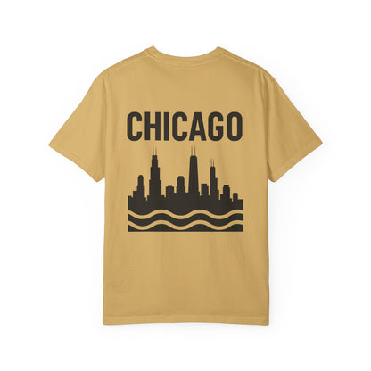 Chicago Skyline Unisex T-Shirt | Casual Citywear, Gift for Chicago Lovers, Travel Souvenir