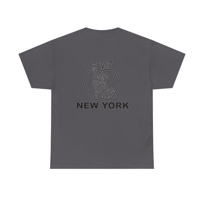 New York City Unisex Heavy Cotton Tee, Retro Graphic Tee, Gift for New Yorkers, Vacation Souvenir, NYC Apparel, Travel T-Shirt