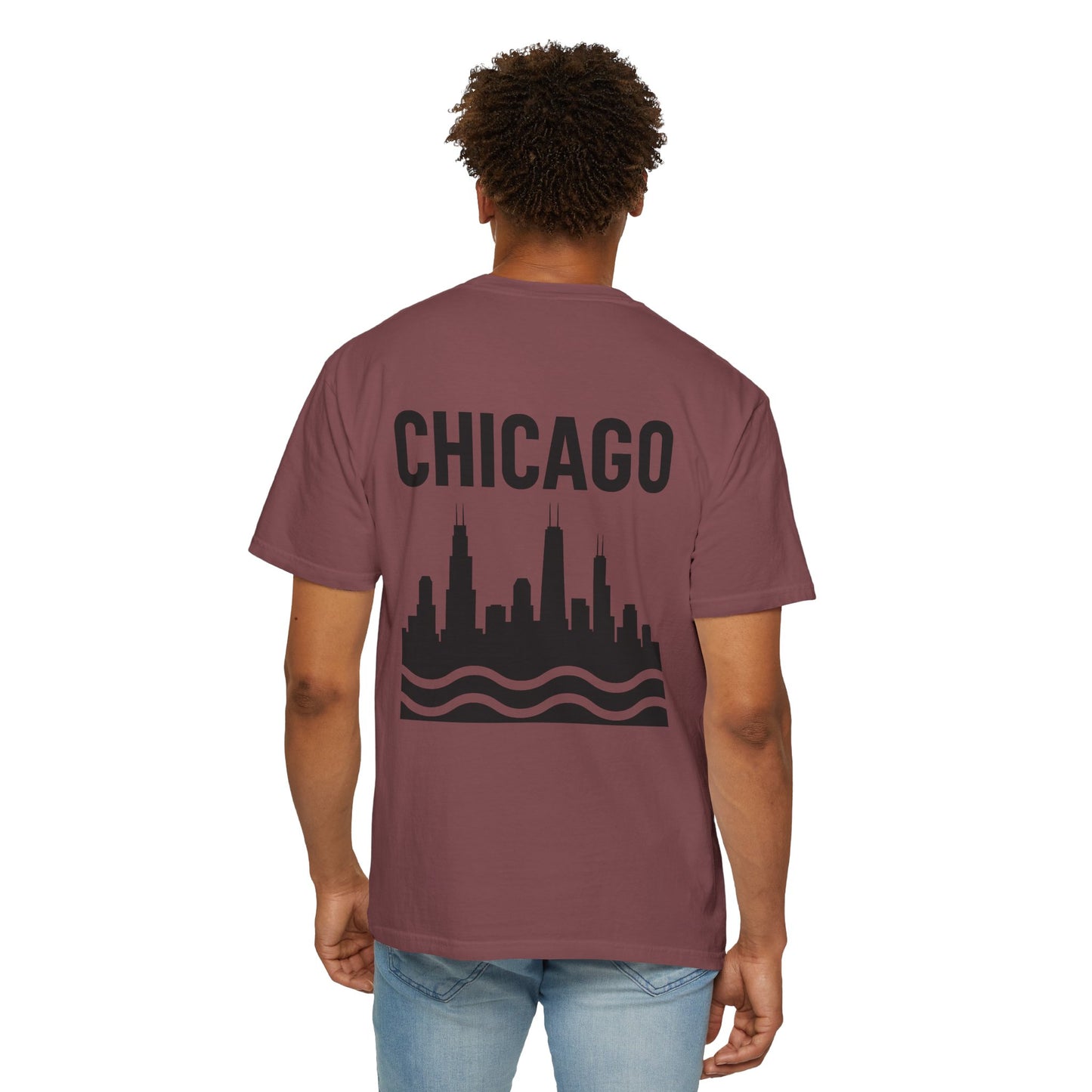 Chicago Skyline Unisex T-Shirt | Casual Citywear, Gift for Chicago Lovers, Travel Souvenir