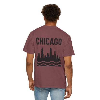 Chicago Skyline Unisex T-Shirt | Casual Citywear, Gift for Chicago Lovers, Travel Souvenir
