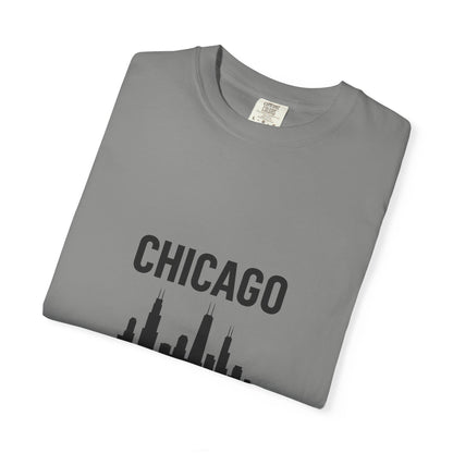 Chicago Skyline Unisex T-Shirt | Casual Citywear, Gift for Chicago Lovers, Travel Souvenir