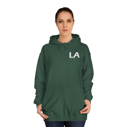 LA , California Unisex College Hoodie, Casual Comfortable Pullover