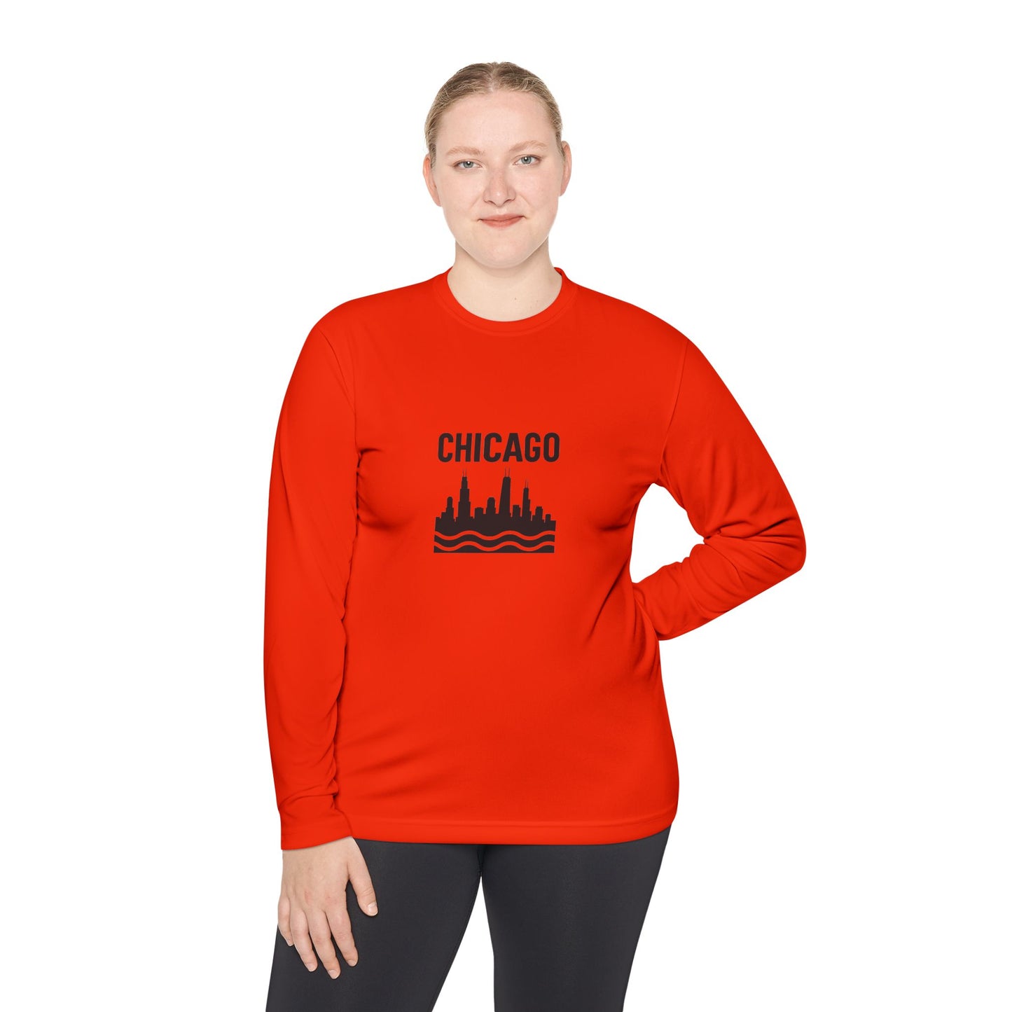 Chicago Skyline Long Sleeve Tee - Urban Style Souvenir Gift