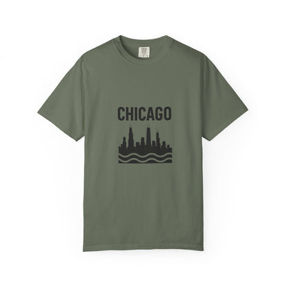 Chicago Skyline Unisex T-Shirt | Casual Citywear, Gift for Chicago Lovers, Travel Souvenir