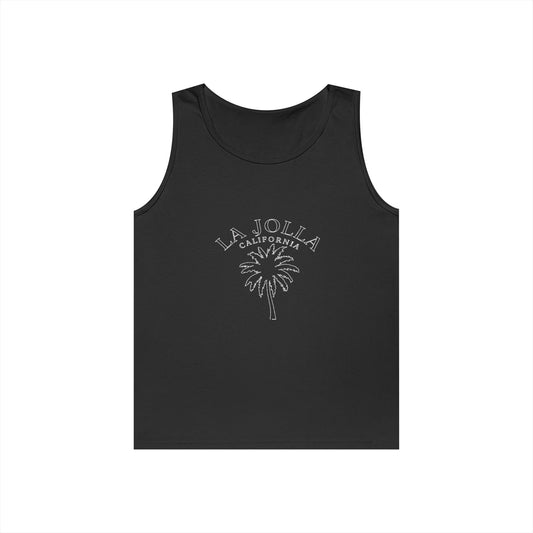 La Jolla California Heavy Cotton Tank Top - Casual Summer Wear