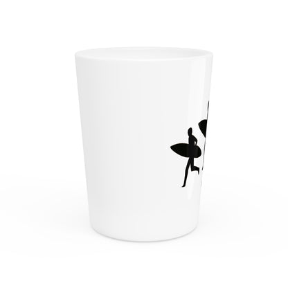 Surfing Shot Glass - San Diego Surf, Beach Decor, Gift for Surfers, Party Favor, Summer Fun