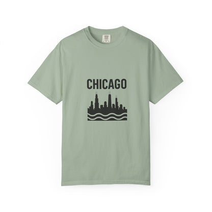 Chicago Skyline Unisex T-Shirt | Casual Citywear, Gift for Chicago Lovers, Travel Souvenir