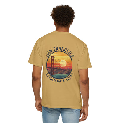 Golden Gate Views Unisex T-Shirt - Casual Summer Tee, San Francisco Souvenir, Travel Gift