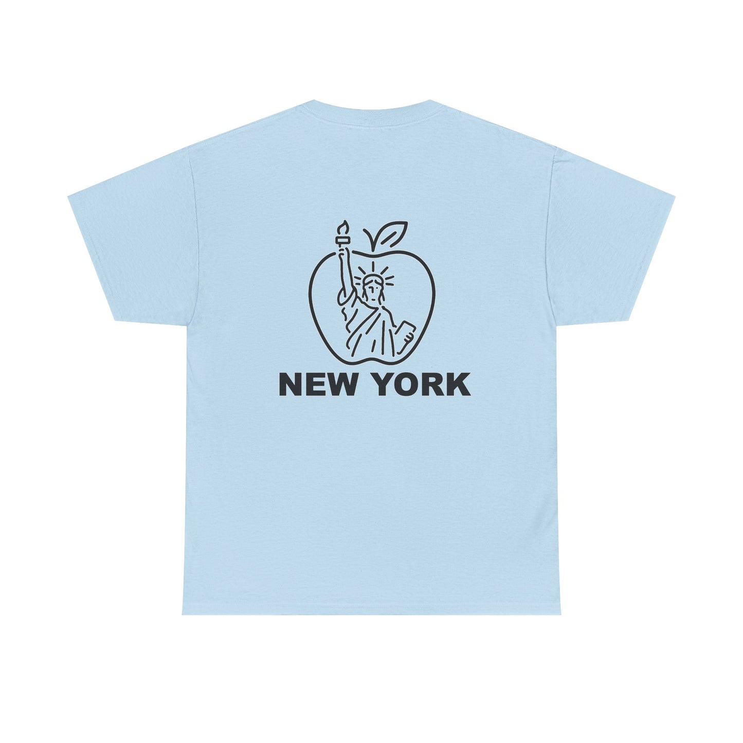 New York City Unisex Heavy Cotton Tee, Retro Graphic Tee, Gift for New Yorkers, Vacation Souvenir, NYC Apparel, Travel T-Shirt
