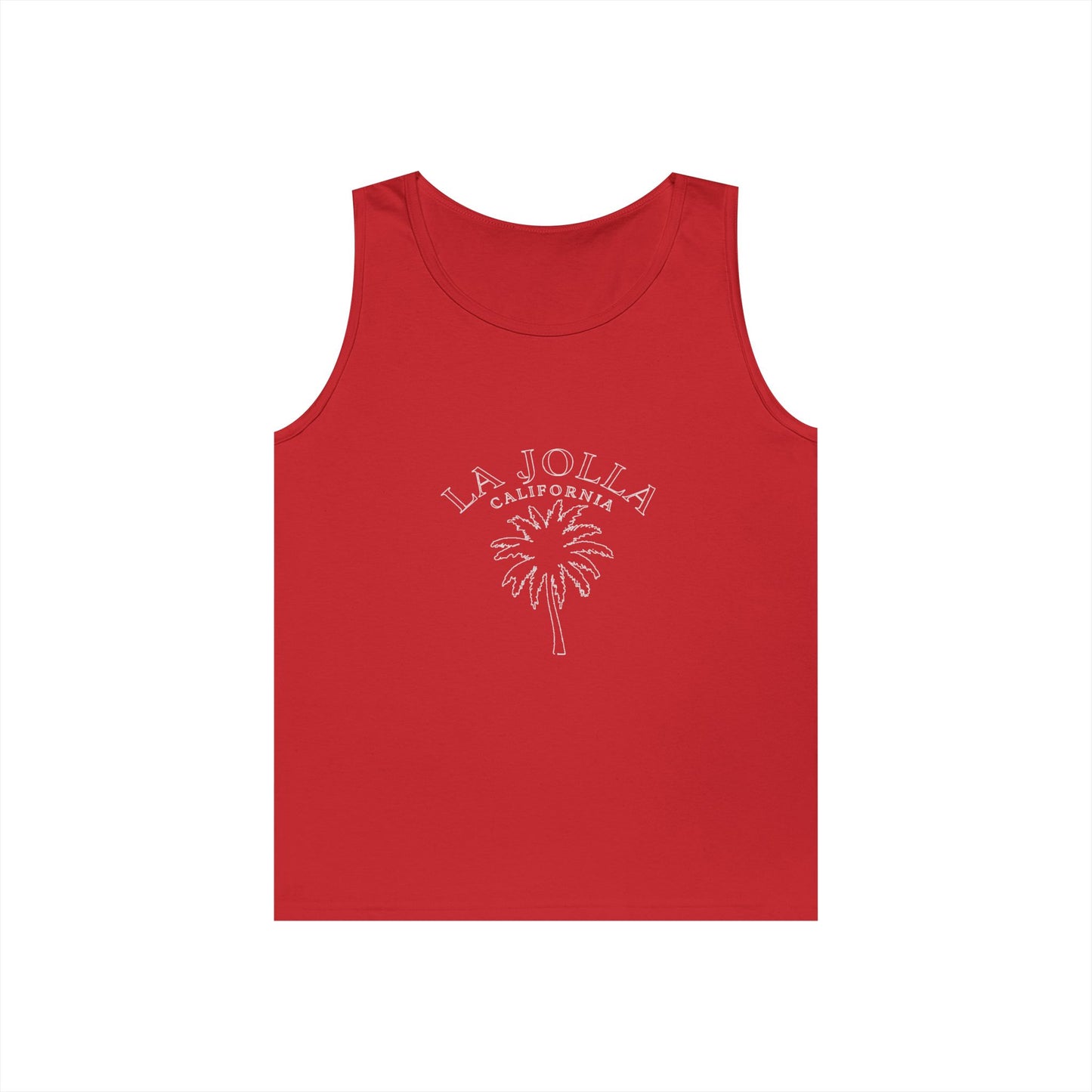La Jolla California Heavy Cotton Tank Top - Casual Summer Wear