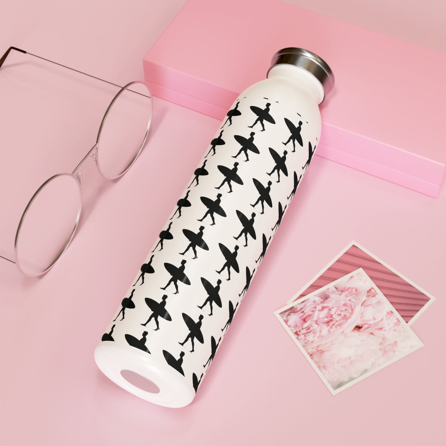 Surfer Sleek Water Bottle - Stylish Hydration for Fitness & Everyday Use, Eco-Friendly Drinkware