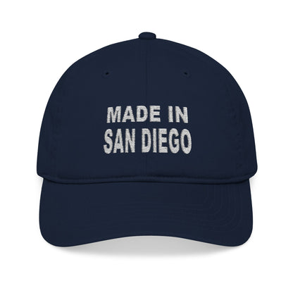 Made in San Diego Organic Baseball Cap