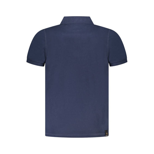 Accademia Militare Blue Cotton Polo Shirt