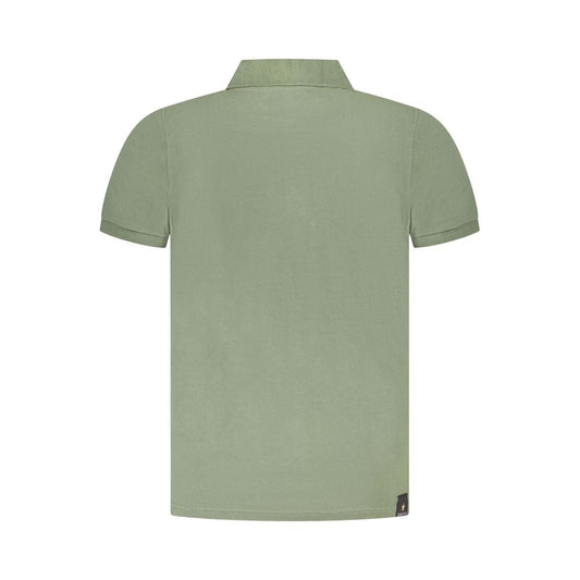 Accademia Militare Green Cotton Polo Shirt