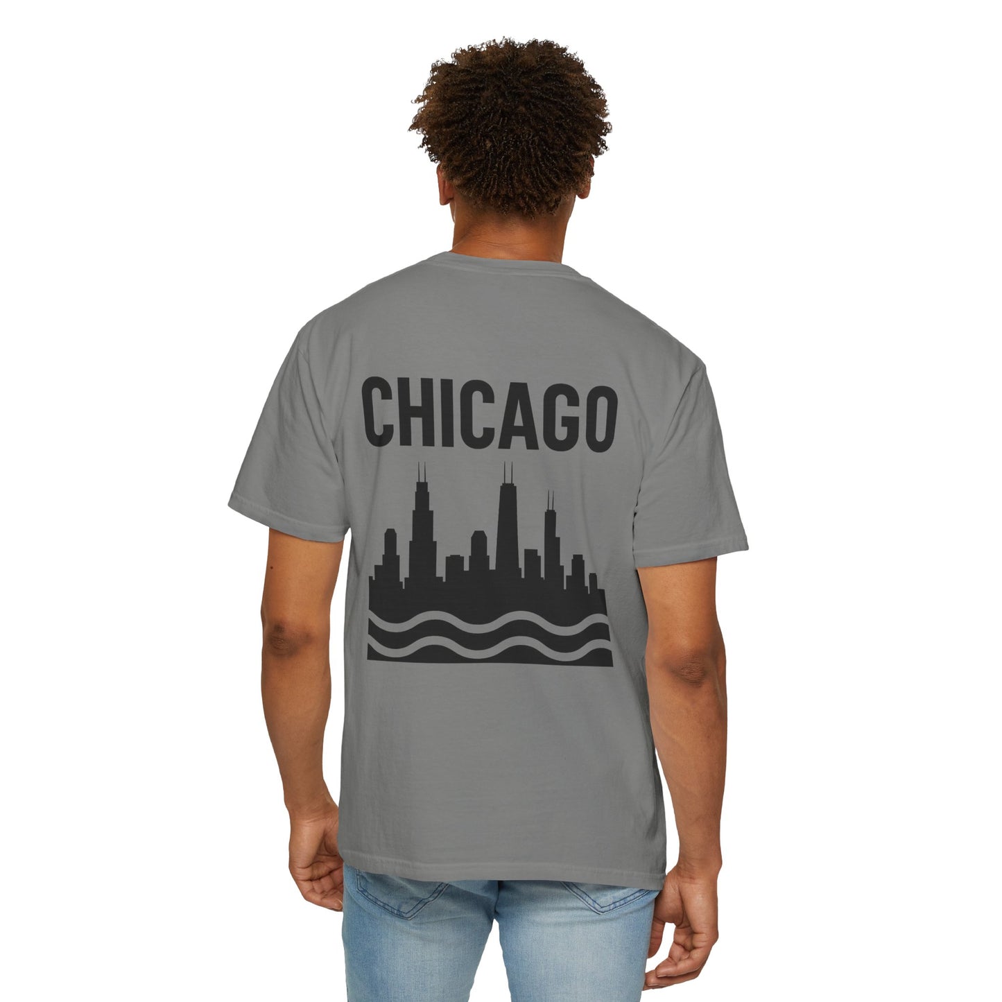 Chicago Skyline Unisex T-Shirt | Casual Citywear, Gift for Chicago Lovers, Travel Souvenir