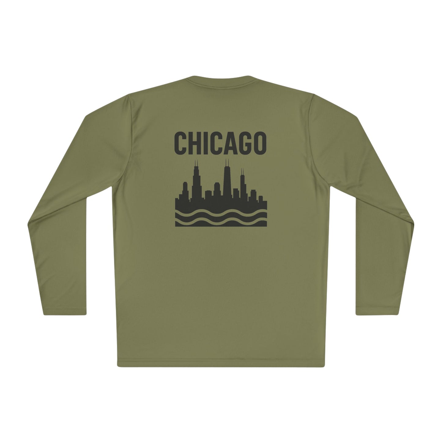 Chicago Skyline Long Sleeve Tee - Urban Style Souvenir Gift