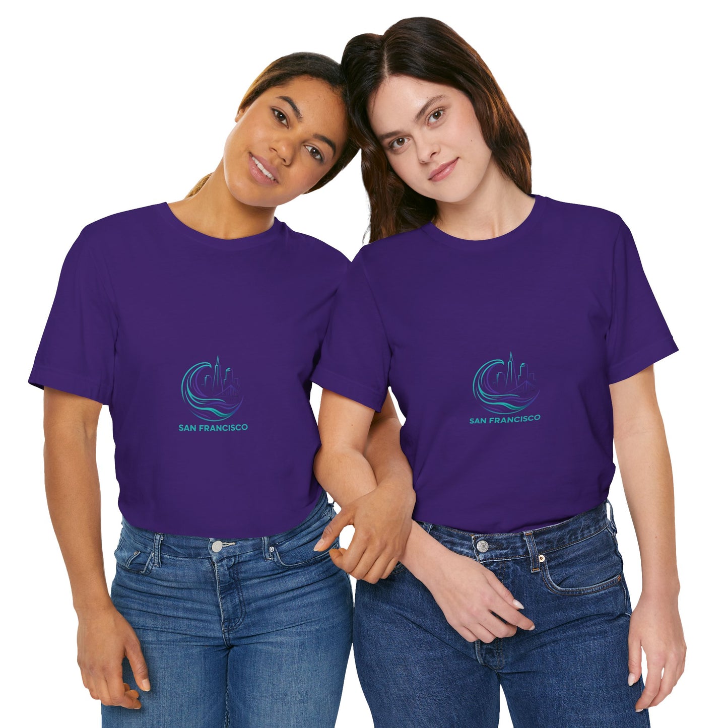 San Francisco Waves Tee Shirt, Casual Beachwear, Travel Souvenir, Unisex Graphic Tee, Summer Gift, Nature-Inspired Apparel