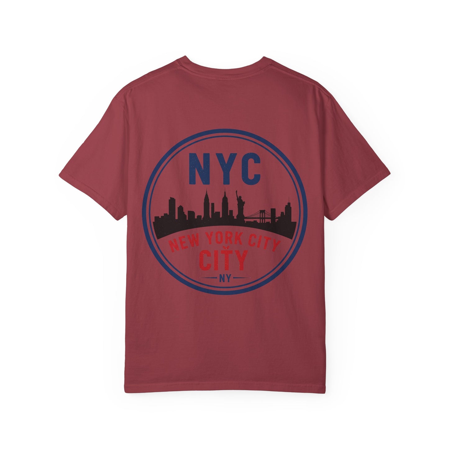 NYC Garment-Dyed T-Shirt - Urban Fashion and Travel Souvenir