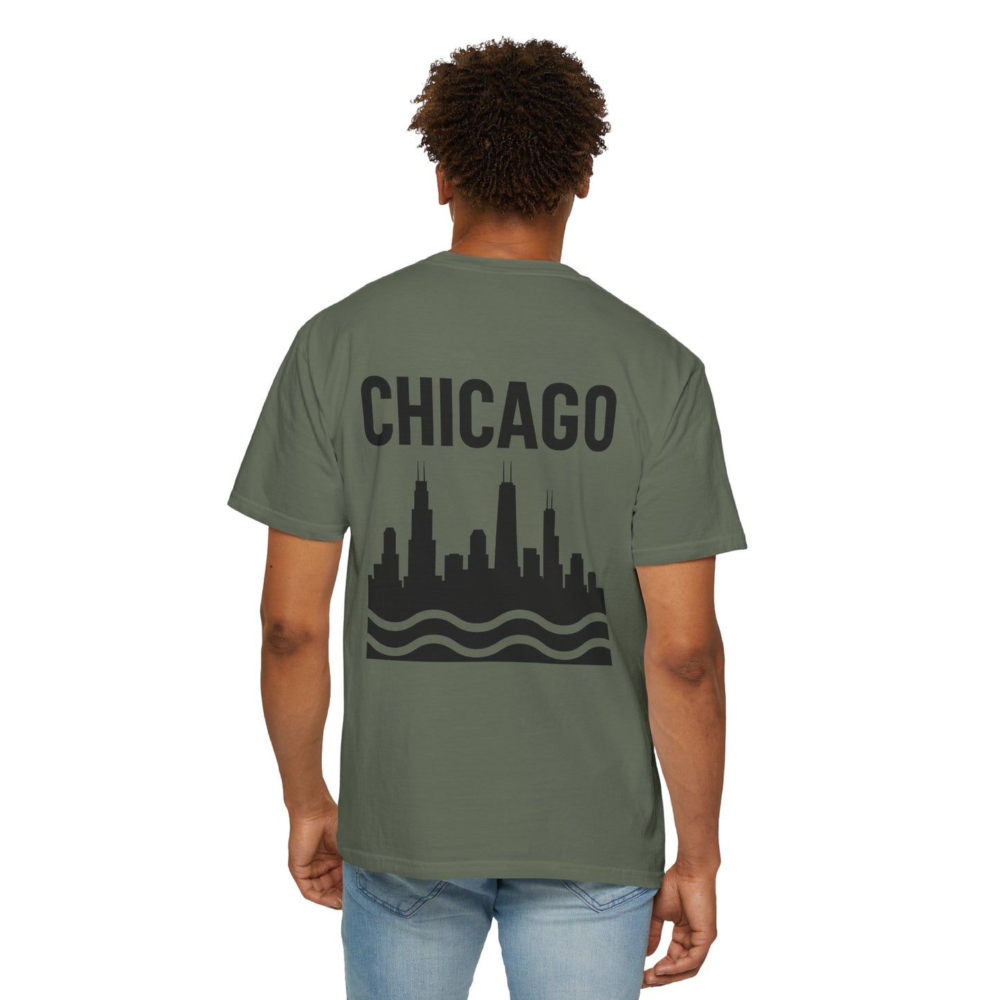 Chicago Skyline Unisex T-Shirt | Casual Citywear, Gift for Chicago Lovers, Travel Souvenir