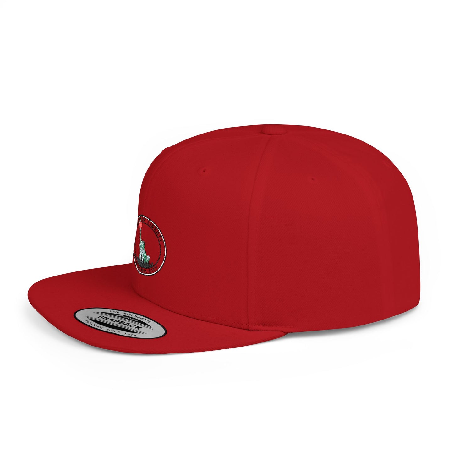 New York Statue of Liberty Apple Snapback Hat, Trendy Streetwear Cap, Gift for NYC Lovers