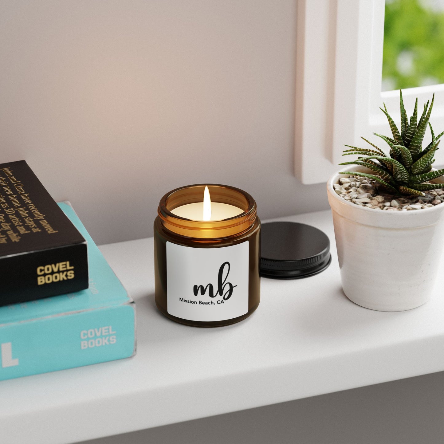 MB Mission Beach, San Diego CA candle