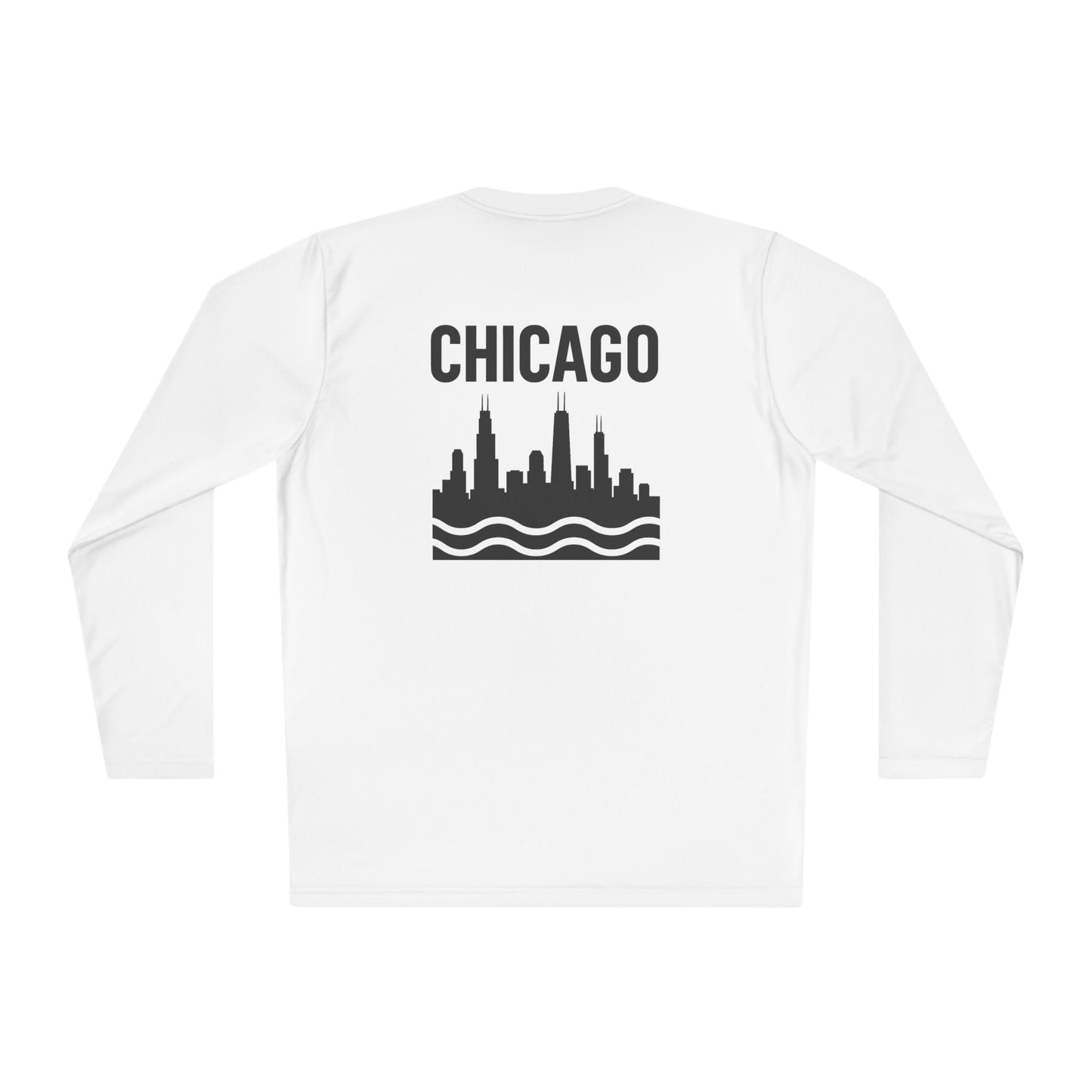 Chicago Skyline Long Sleeve Tee - Urban Style Souvenir Gift