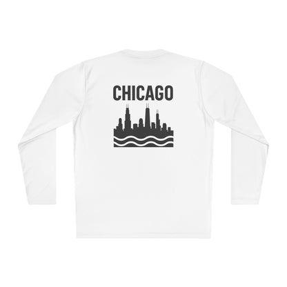 Chicago Skyline Long Sleeve Tee - Urban Style Souvenir Gift
