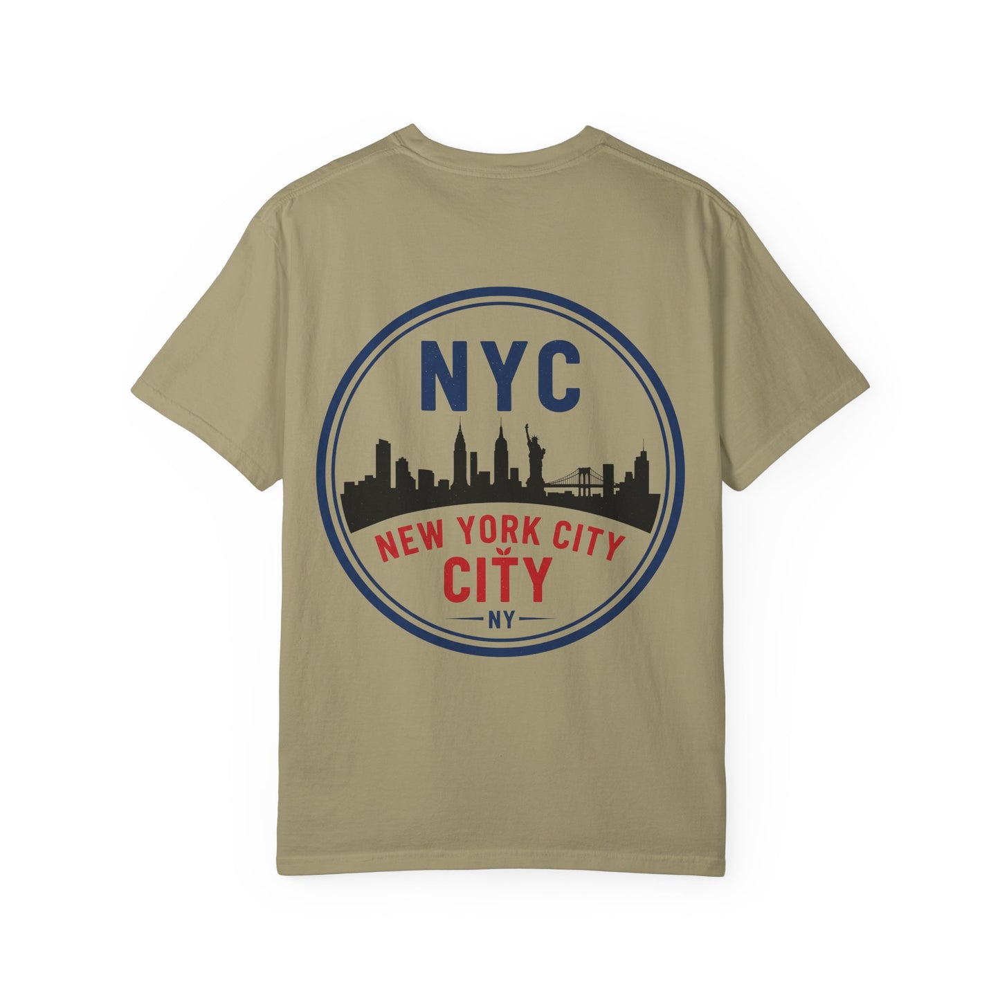 NYC Garment-Dyed T-Shirt - Urban Fashion and Travel Souvenir